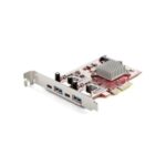 PEXUSB312A2C2V StarTech.com 4-Port USB PCIe Card Controllers