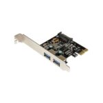 PEXUSB3S23 StarTech.com 2 Port PCI Express PCIe USB 3.0 Controller Card w SATA Power