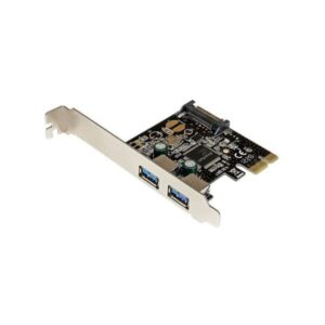 PEXUSB3S23 StarTech.com 2 Port PCI Express PCIe USB 3.0 Controller Card w SATA Power