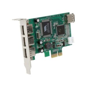 PEXUSB4DP StarTech.com 4 Port USB 2.0 PCIe Card Low Profile
