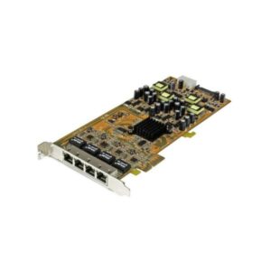 ST4000PEXPSE StarTech.com 4 Port Gigabit PoE PCIe Network Card