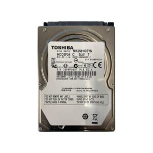 MK2561GSYN Toshiba 250GB 7200RPM SATA 3Gbps Hard Drive