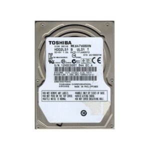 MK6476GSXN Toshiba 640GB 5400RPM SATA 3Gbps 8MB Hard Drive