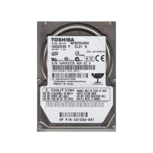 MK8034GSX Toshiba 80GB 5400RPM SATA 1.5Gbps Hard Drive