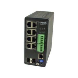 SISPM1040-582-LRT Transition Networks 8 Port Hardened Gigabit