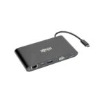 U442-DOCK1-B Tripp Lite USB 3.1 Gen 1 USB C Docking Station w/ USB-A, HDMI, VGA, mDP, Gigabit Ethernet