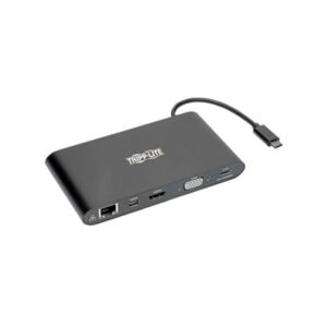 U442-DOCK1-B Tripp Lite USB 3.1 Gen 1 USB C Docking Station w/ USB-A, HDMI, VGA, mDP, Gigabit Ethernet