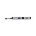 U442-DOCK6-GY Tripp Lite USB-C Portable Docking Station HDMI 4K @ 30 Hz, VGA, USB-A/USB-C, GbE, PD Charging 3.0