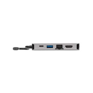 U442-DOCK6-GY Tripp Lite USB-C Portable Docking Station HDMI 4K @ 30 Hz, VGA, USB-A/USB-C, GbE, PD Charging 3.0