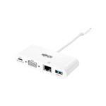U444-06N-VGU-C Tripp Lite USB C to VGA Multiport Video Adapter Converter w/ USB-A Hub