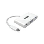 U444-06N-VU-C Tripp Lite USB C to VGA Multiport Video Adapter