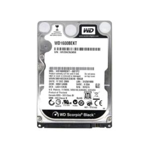 WD1600BEKT Western Digital Scorpio Black 160GB SATA Hard Drive