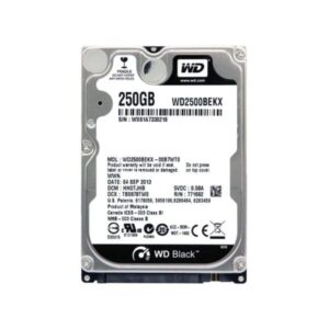 WD2500BEKX Western Digital Black 250GB 7200RPM SATA Hard Drive