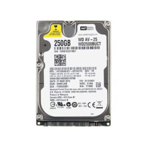 WD2500BUCT Western Digital AV-25 250GB 5400RPM SATA Hard Drive