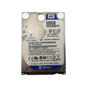 WD5000BPVX Western Digital Blue 500GB 5400RPM SATA Hard Drive