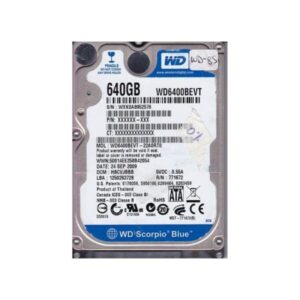 WD6400BEVT-22A0RT0 Western Digital Scorpio Blue 640GB Hard Drive