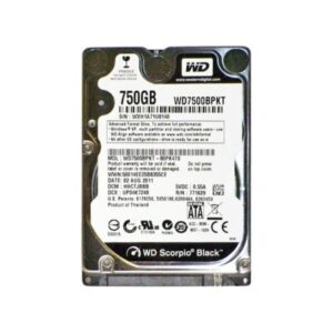 WD7500BPKT Western Digital Scorpio Black 750GB SATA Hard Drive