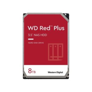 WD80EFBX Western Digital Red Plus NAS 8TB 7200RPM SATA 6Gbps Hard Drive
